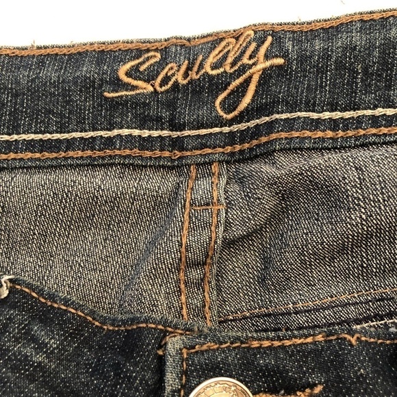 SCULLY Kallie Studded Embroidered Jeans Size 6 Mid Rise Dark Wash - Picture 6 of 11